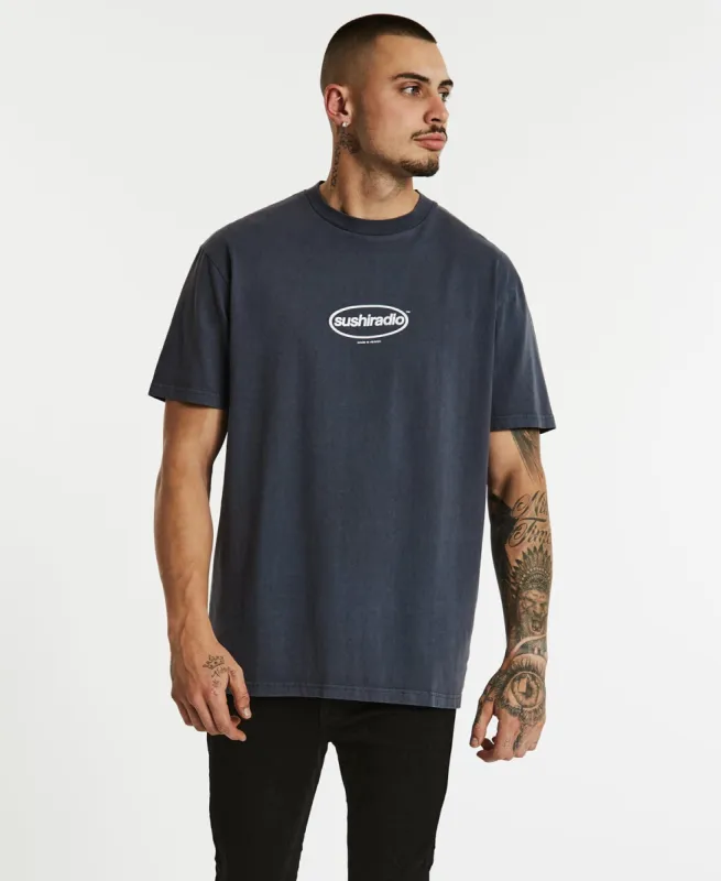 Freedom Relaxed T-Shirt Pigment Navy sold by Neverland