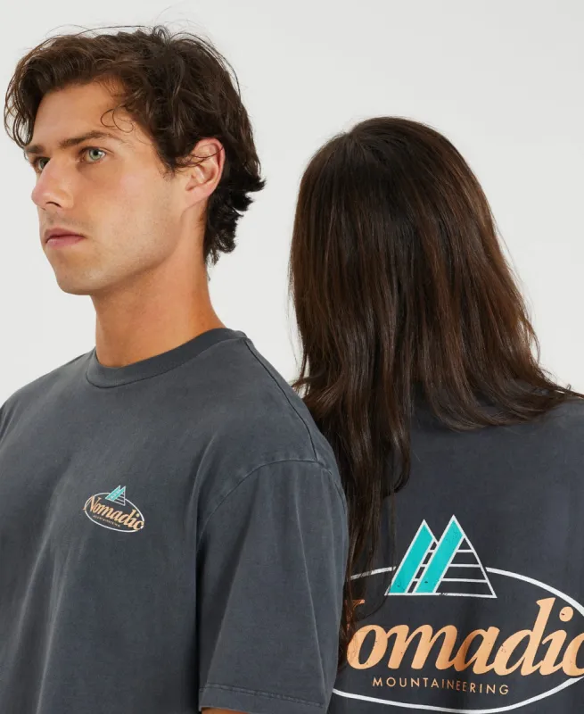 Alpine Relaxed T-Shirt Pigment Asphalt Grey sold by Neverland