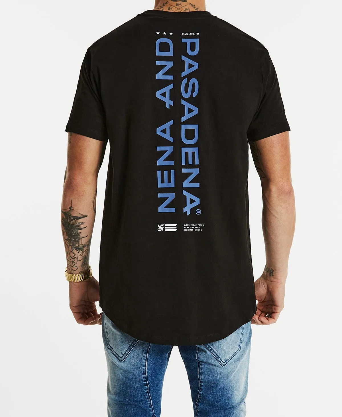 Transition Cape Back T-Shirt Jet Black sold by Neverland product image thumbnail 3