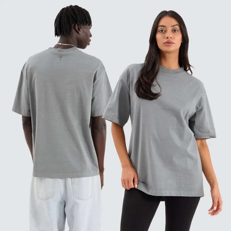 Havre Heavy Tee Pigment Steel Grey sold by Neverland