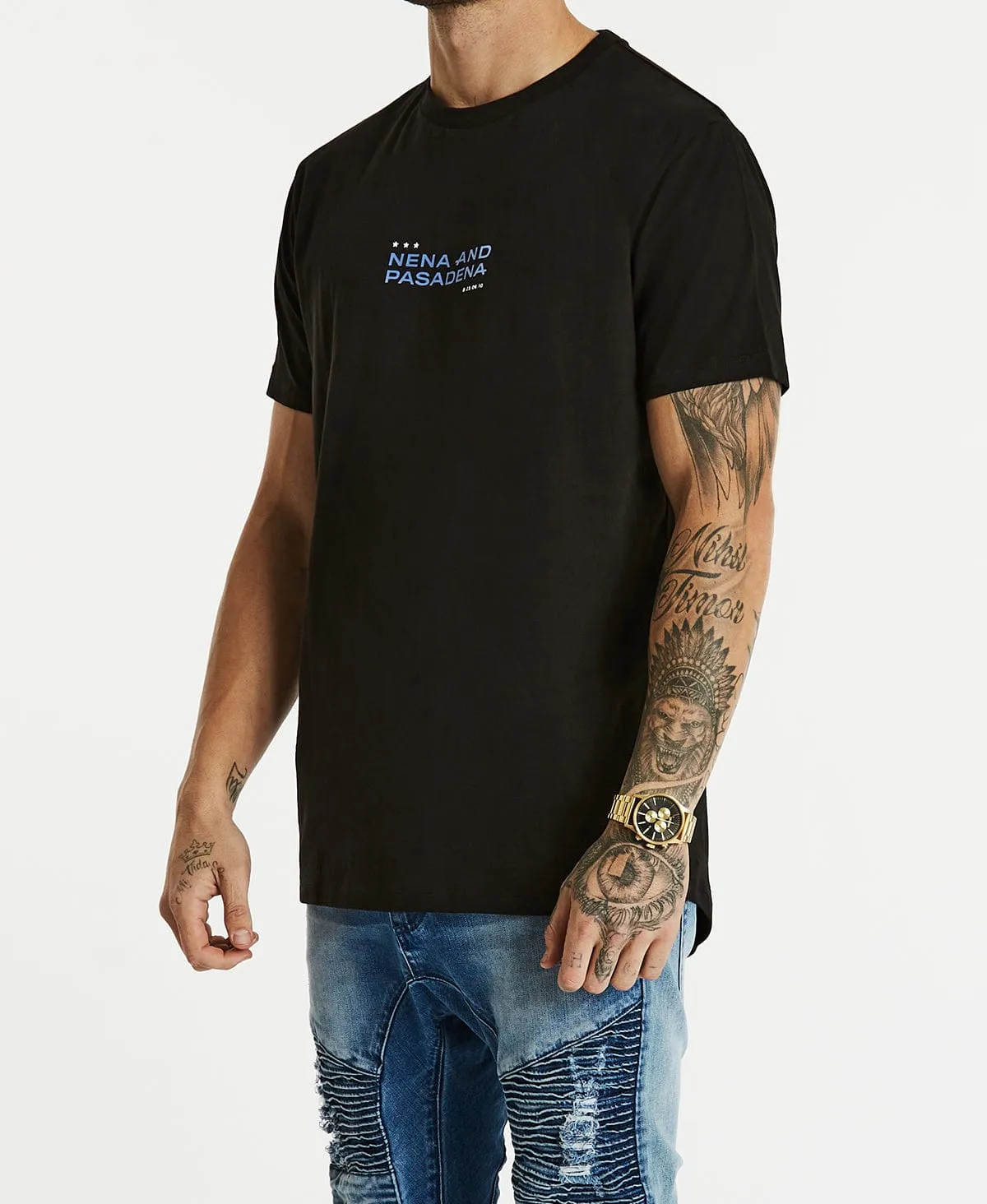 Transition Cape Back T-Shirt Jet Black sold by Neverland product image thumbnail 5