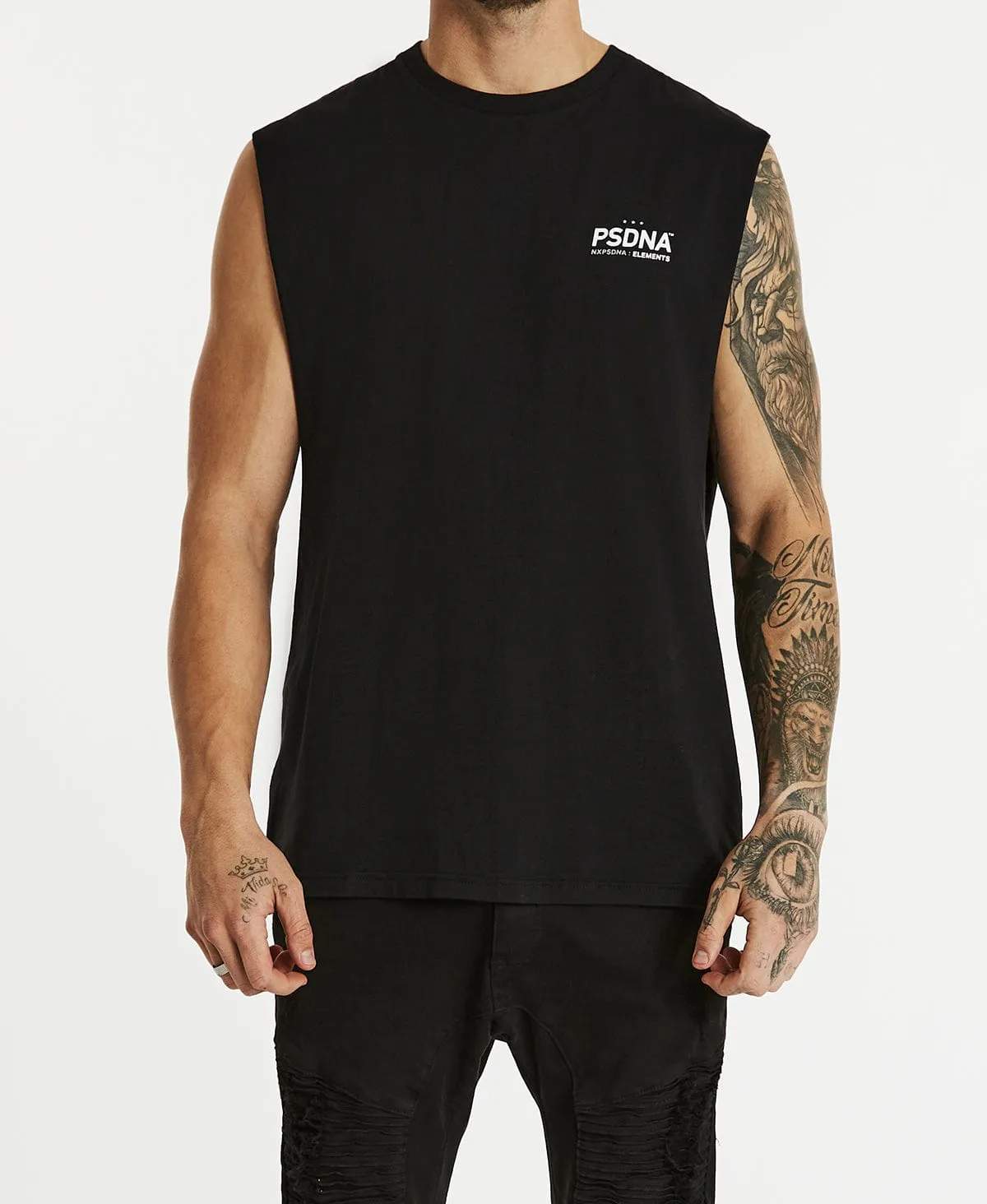 Autograph Scoop Back Muscle Tee Jet Black sold by Neverland product image thumbnail 5