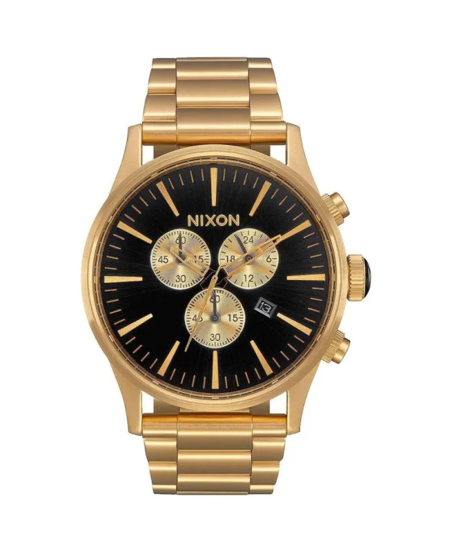 Sentry Chrono Watch All Gold/Black Gold sold by Neverland