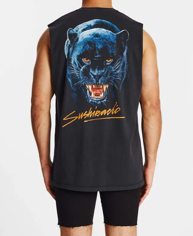Face Off Standard Muscle Tee Pigment Black sold by Neverland