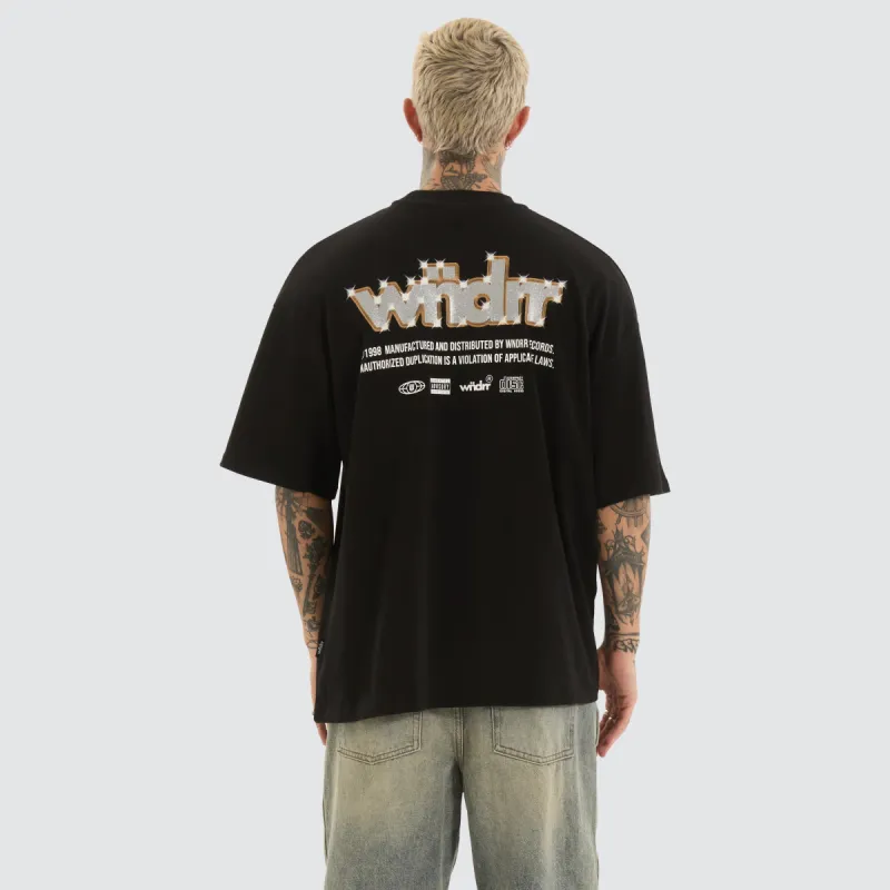 Violation Heavy Weight Tee Black sold by Neverland