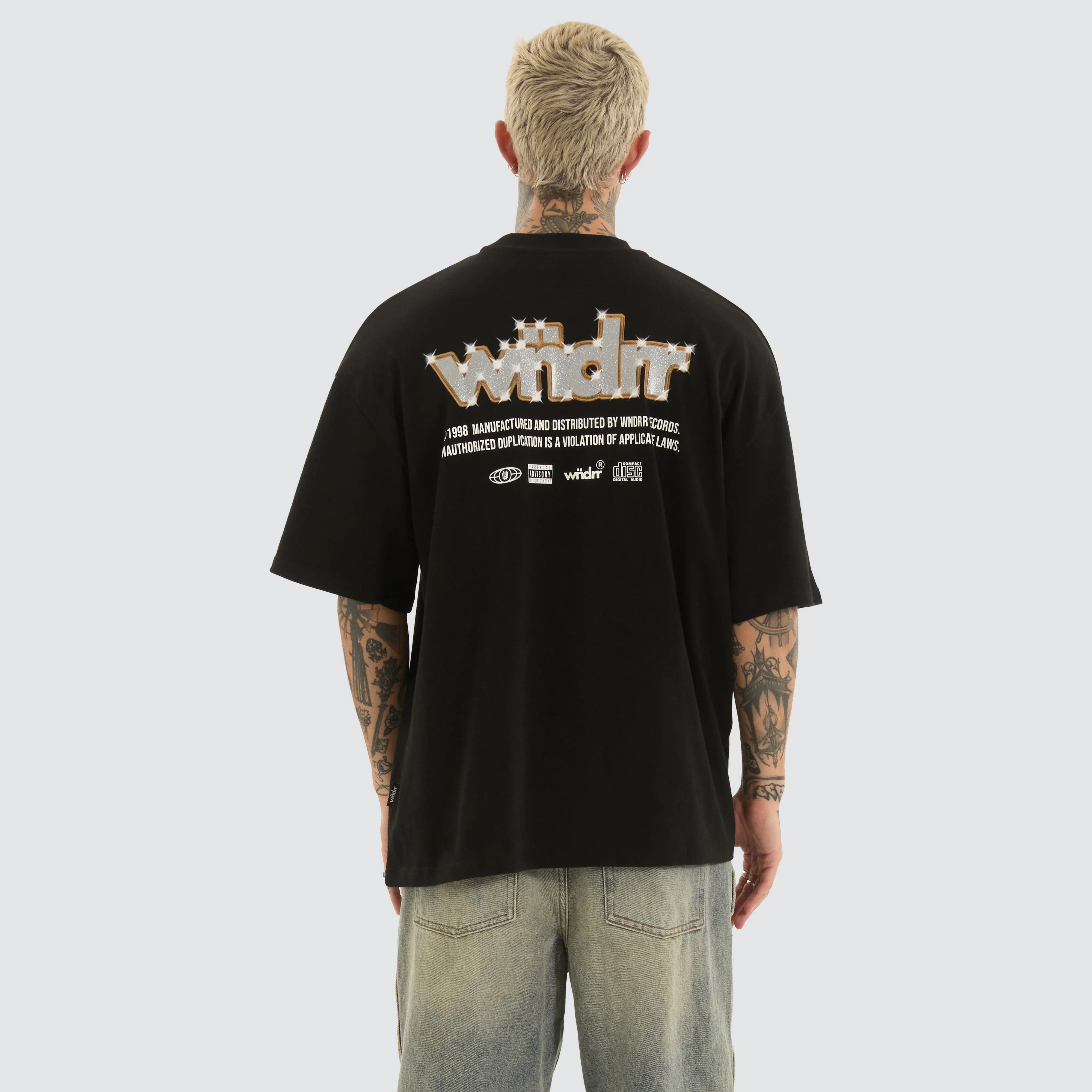 Violation Heavy Weight Tee Black sold by Neverland