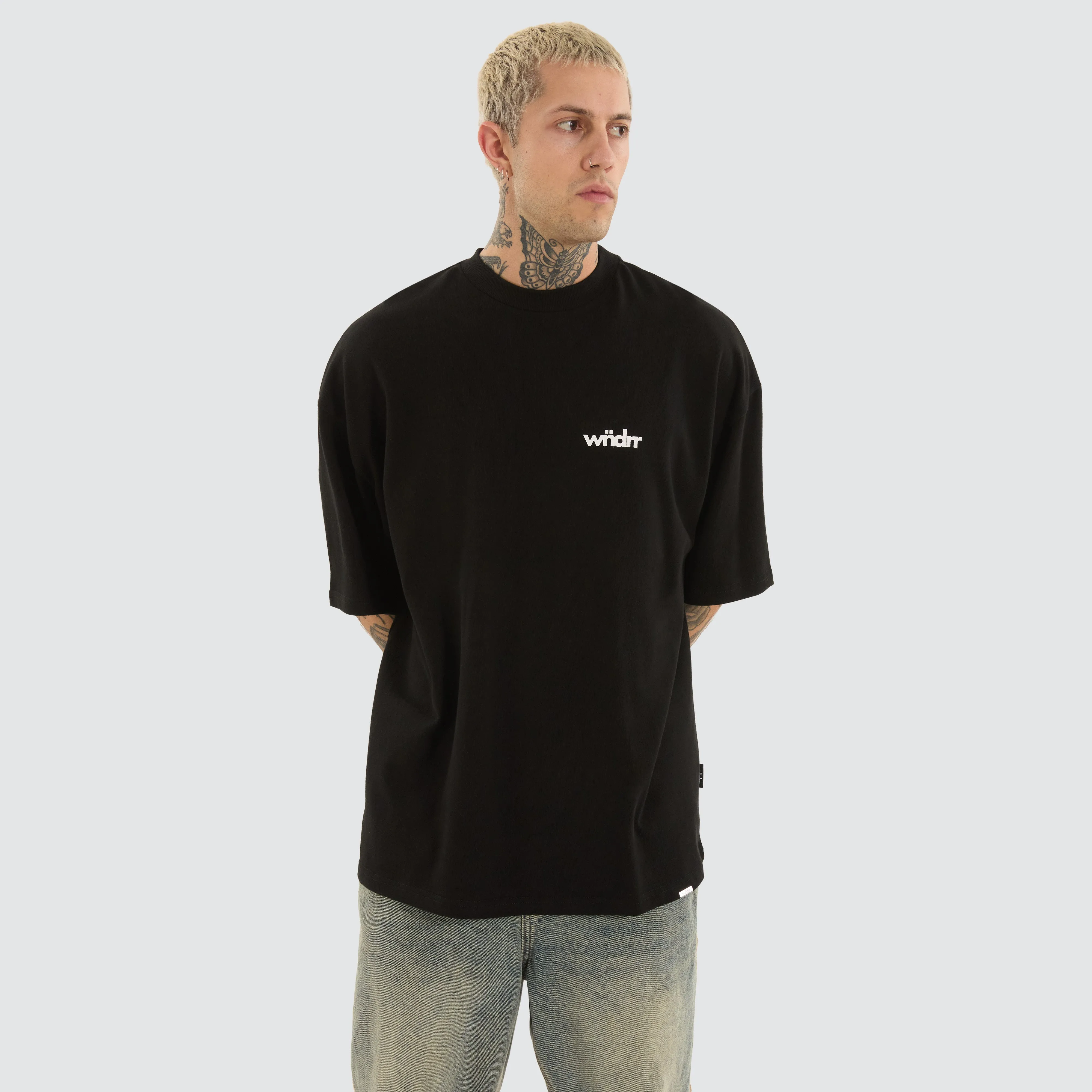 Violation Heavy Weight Tee Black sold by Neverland product image thumbnail 5