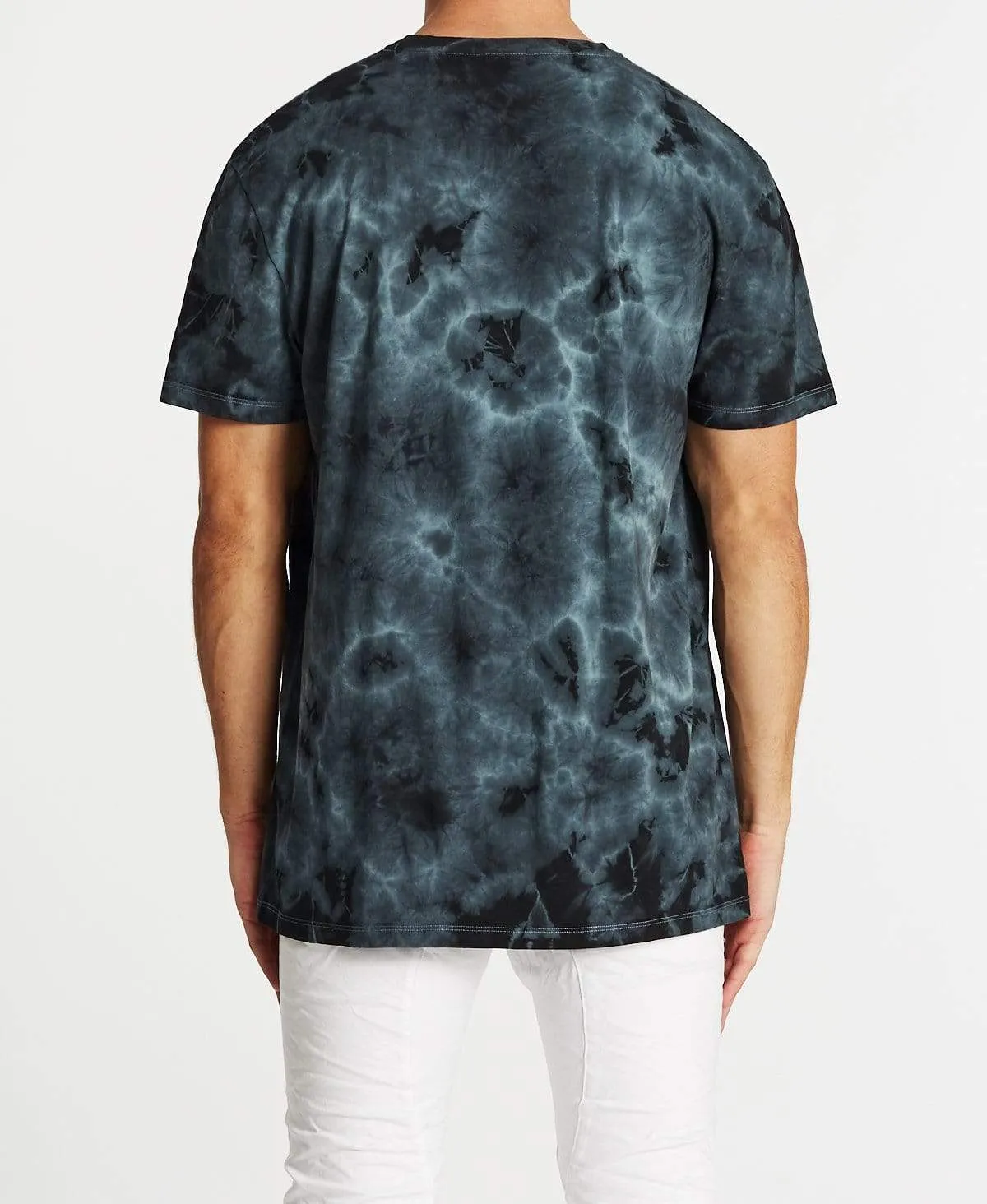 Silver Surfer Relaxed T-Shirt Tie Dye Blue/Black sold by Neverland product image thumbnail 3