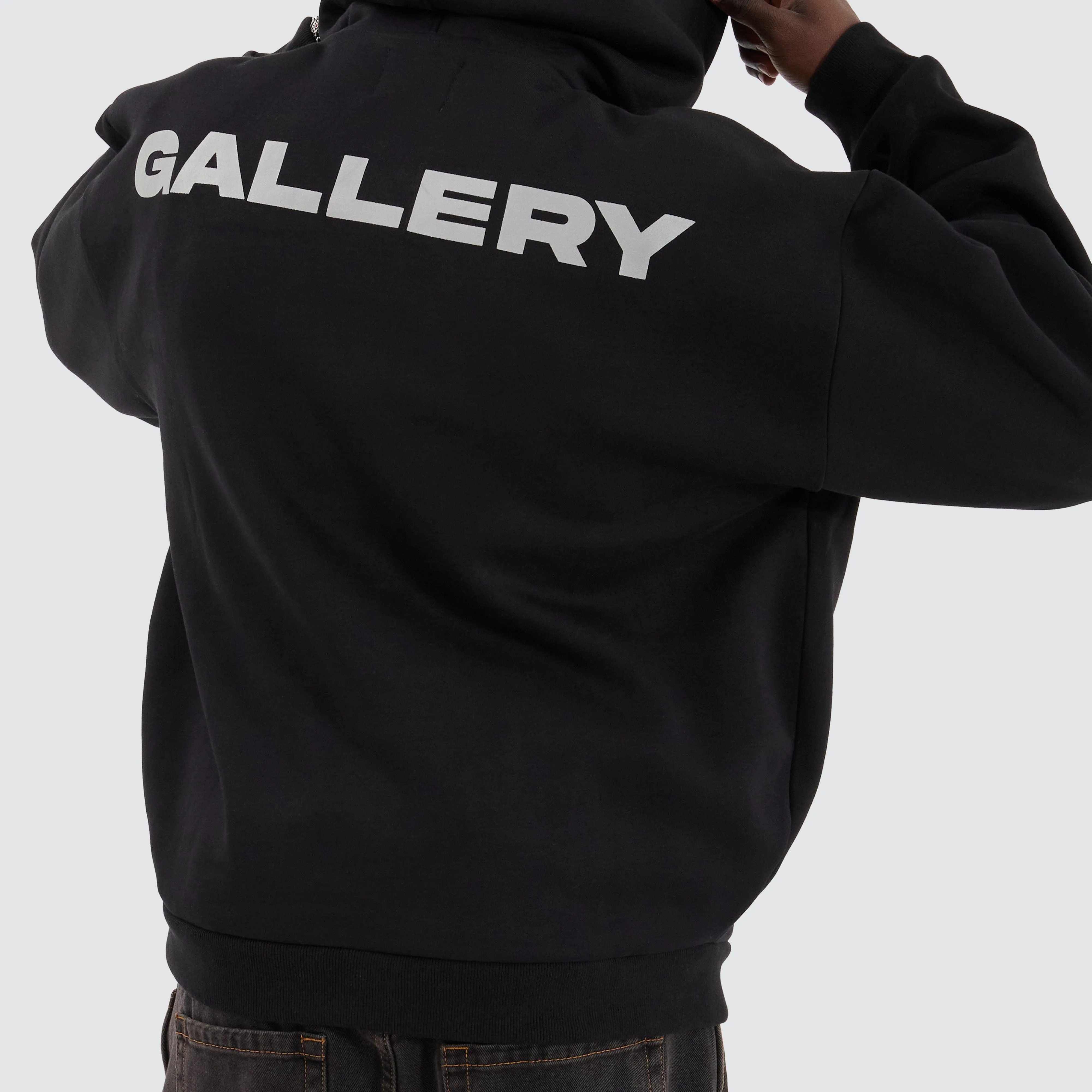 Metal Street Hoodie Jet Black sold by Neverland product image thumbnail 5