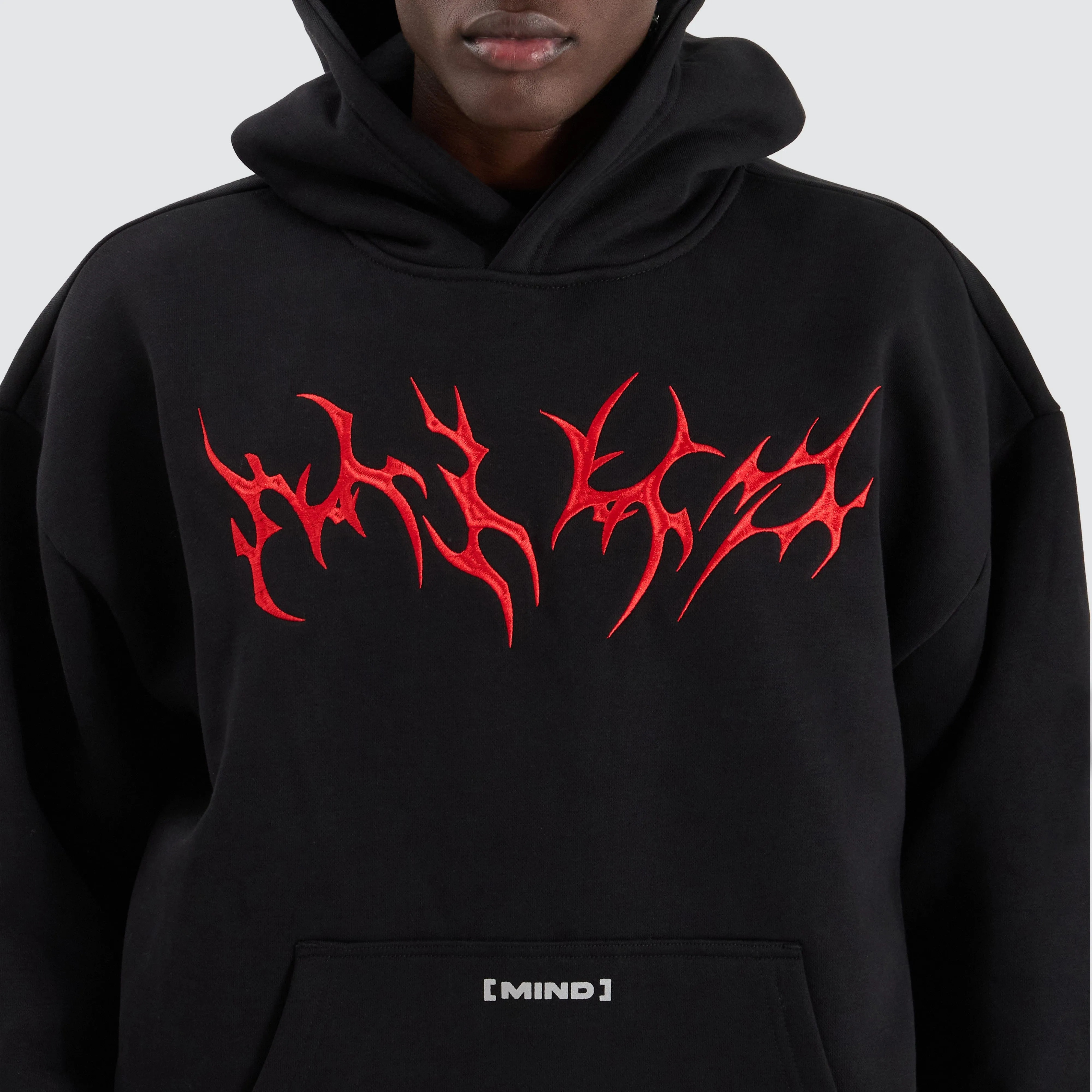 Metal Street Hoodie Jet Black sold by Neverland product image thumbnail 4