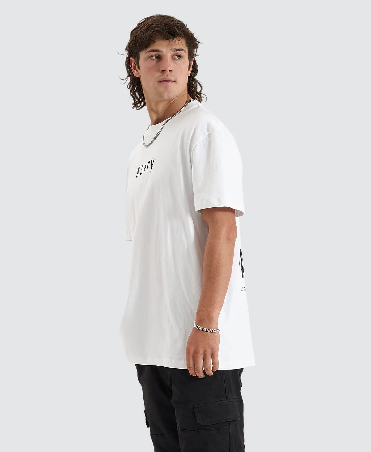 Private Relaxed T-Shirt White sold by Neverland product image thumbnail 4