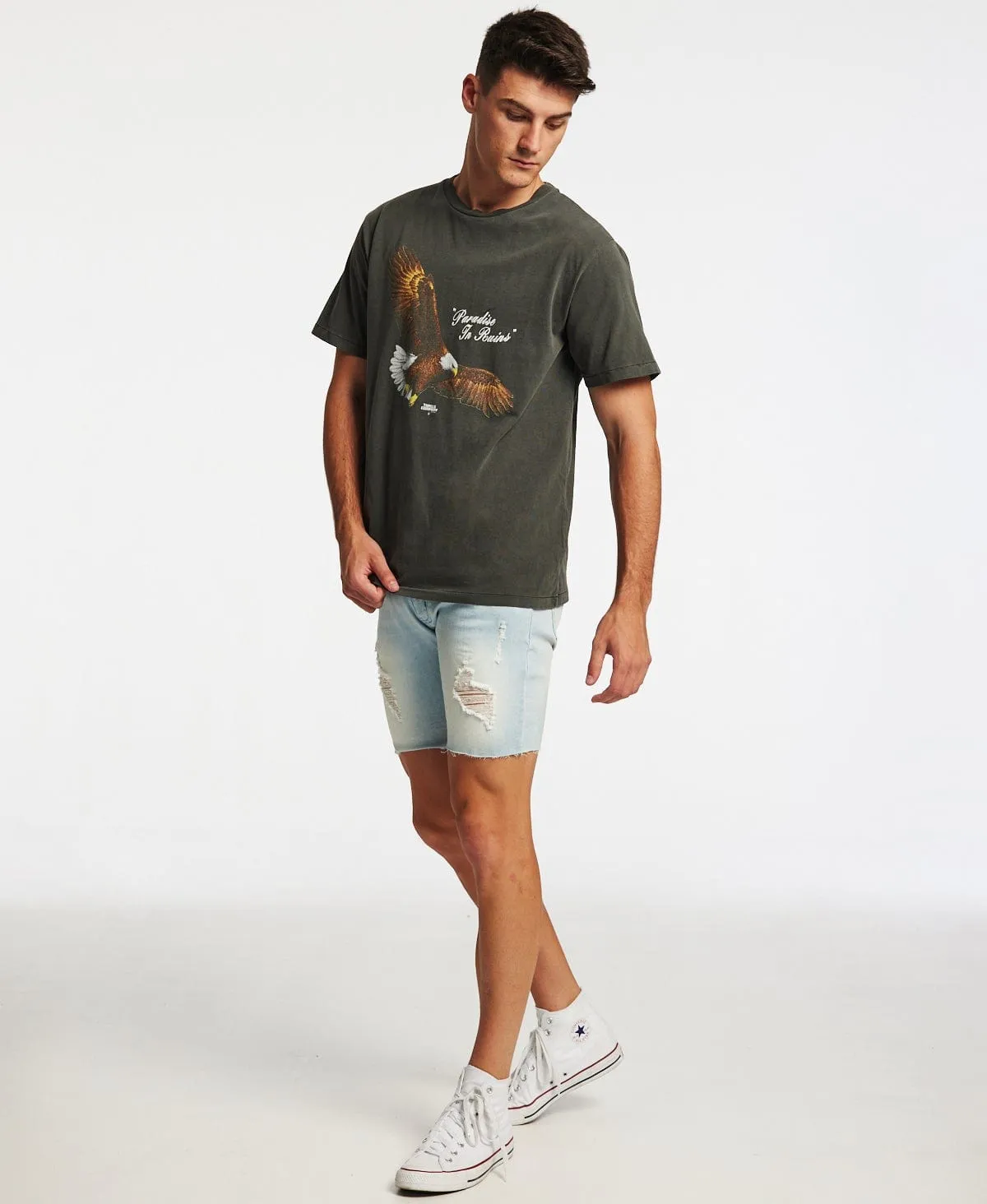 Not In Arizona Anymore Merch Fit T-Shirt Merch Black sold by Neverland product image thumbnail 4