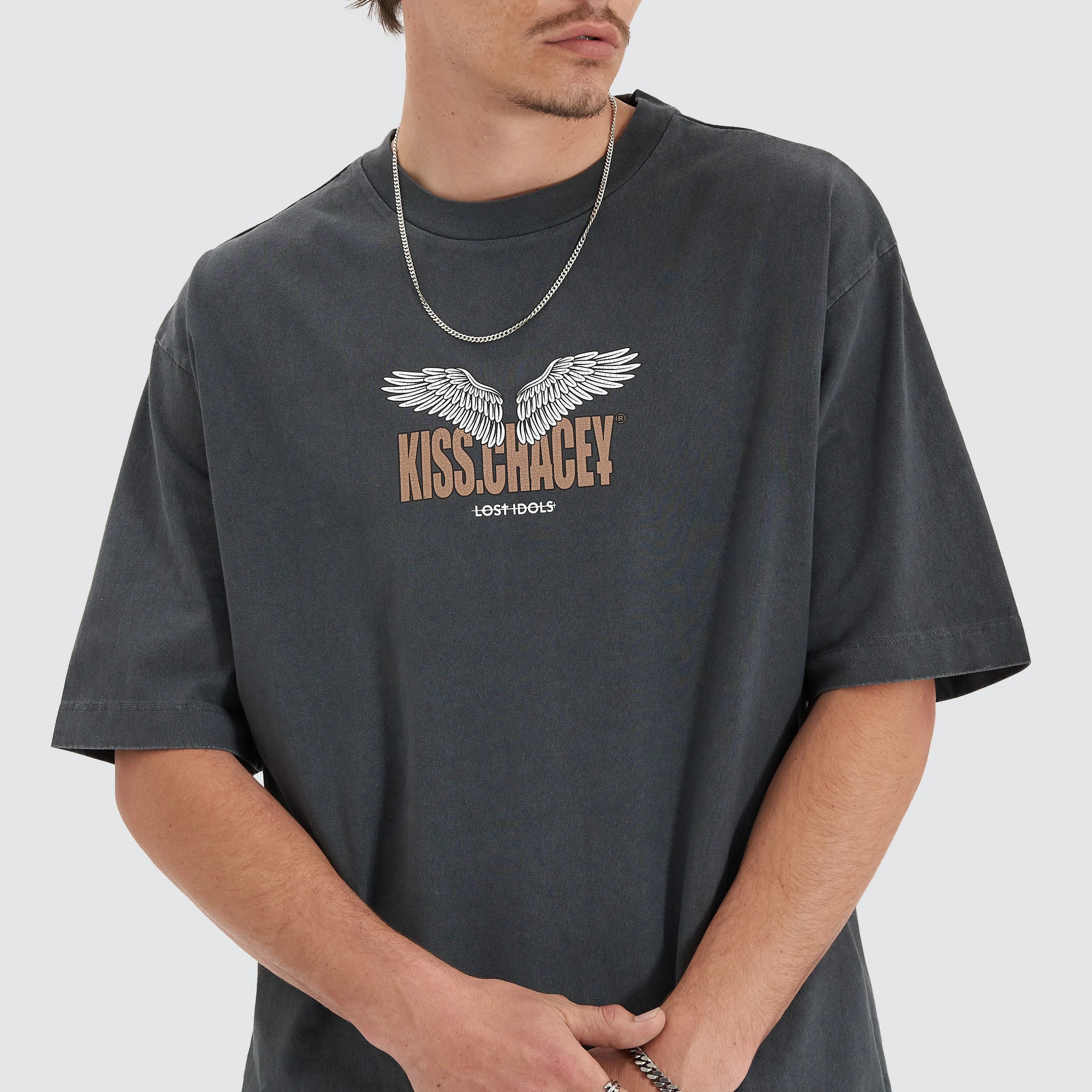Ascend Heavy Oversized Tee Pigment Asphalt sold by Neverland product image thumbnail 4