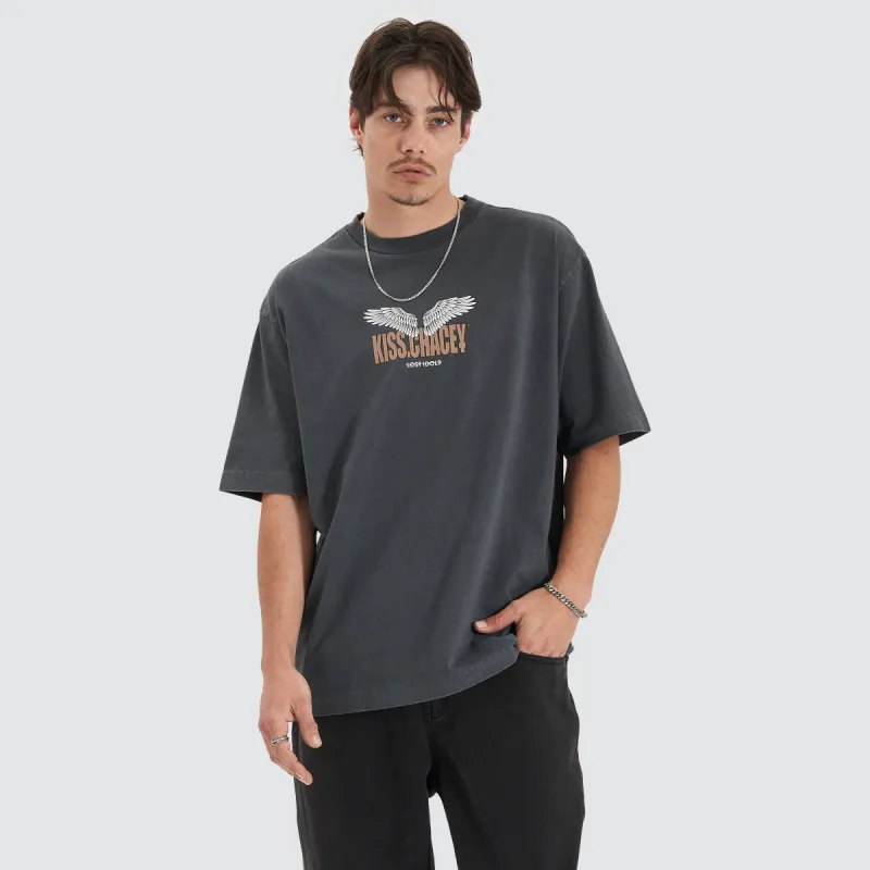 Ascend Heavy Oversized Tee Pigment Asphalt sold by Neverland