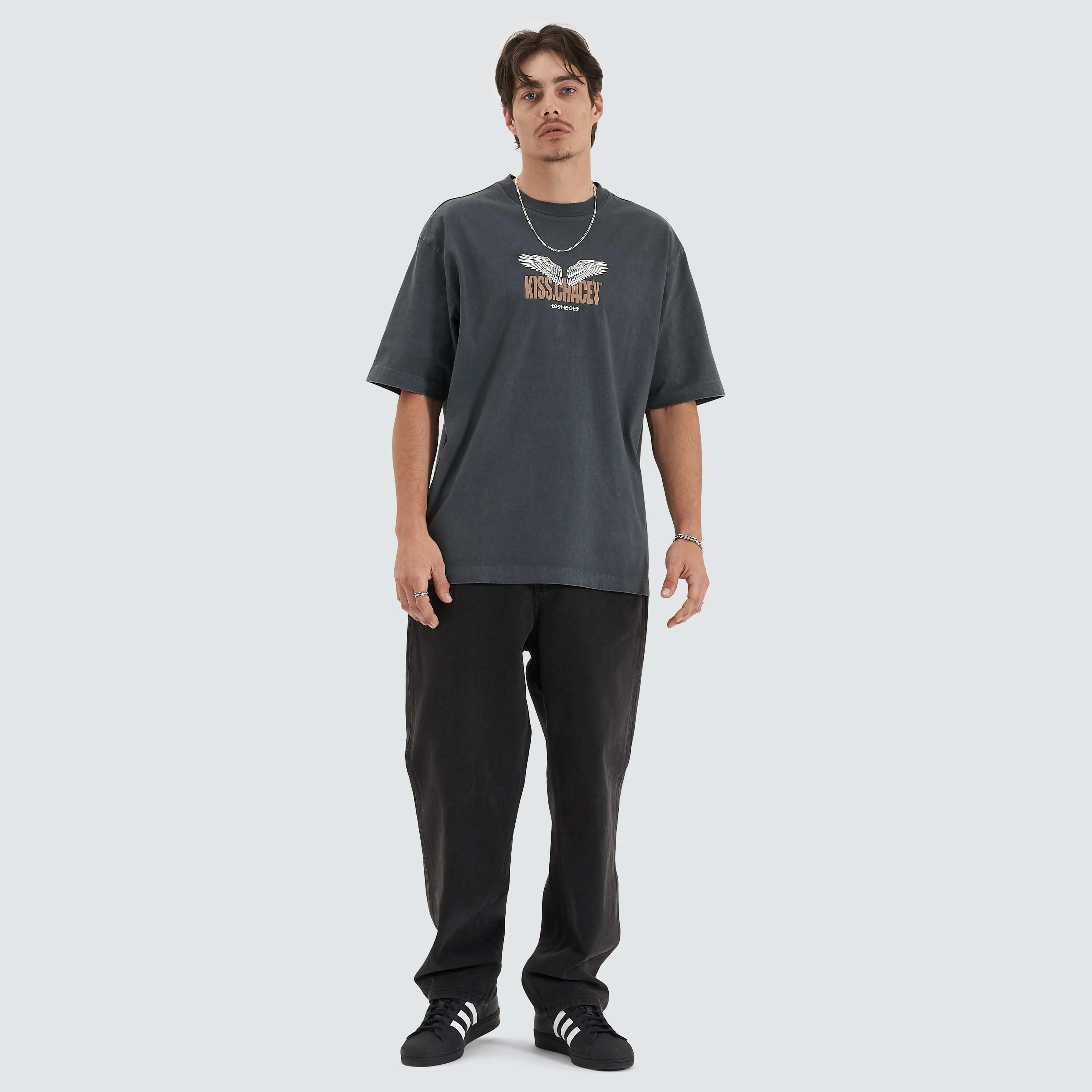 Ascend Heavy Oversized Tee Pigment Asphalt sold by Neverland product image thumbnail 3