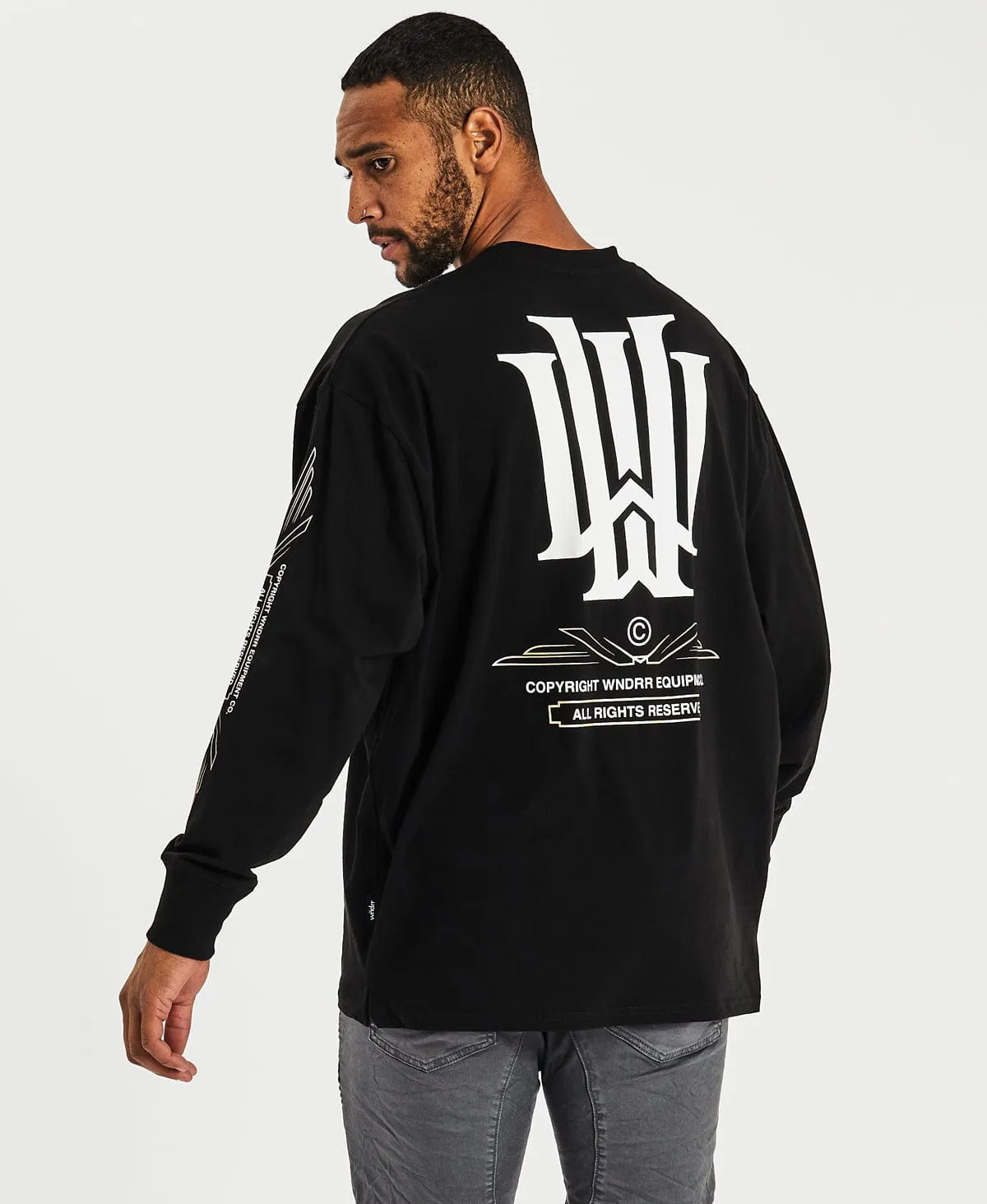 Capone Long Sleeve T-Shirt Black sold by Neverland