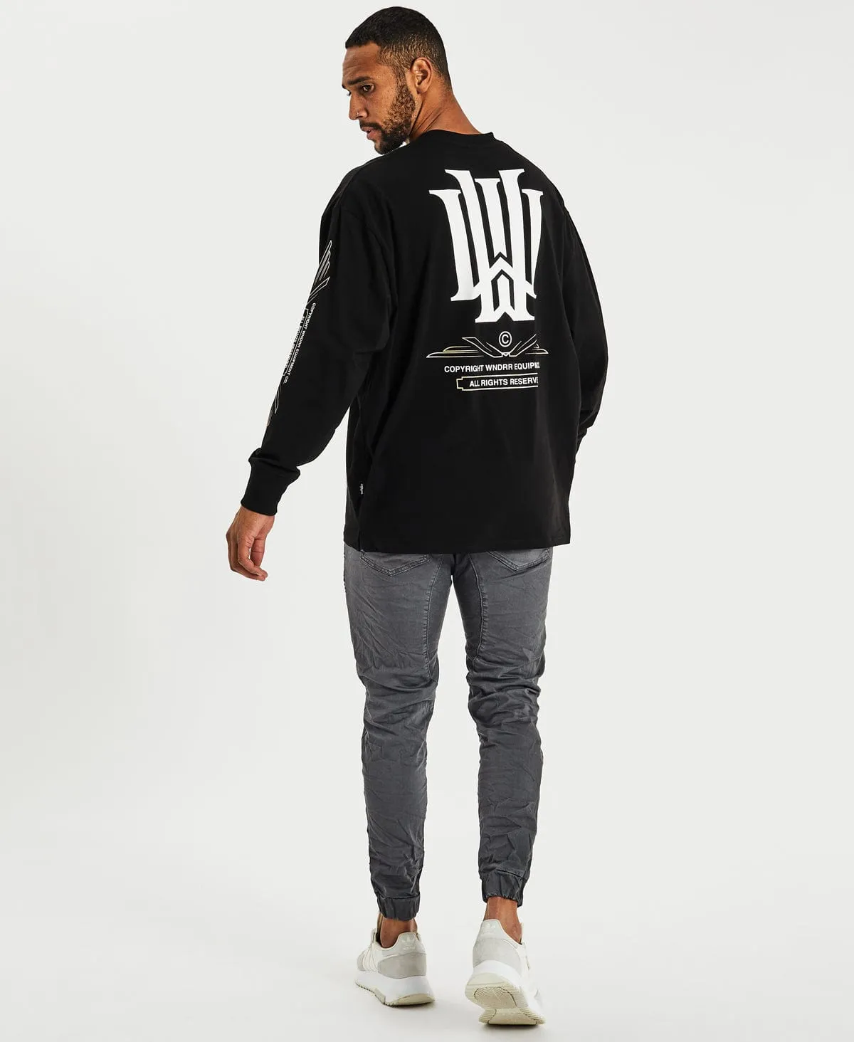 Capone Long Sleeve T-Shirt Black sold by Neverland product image thumbnail 5