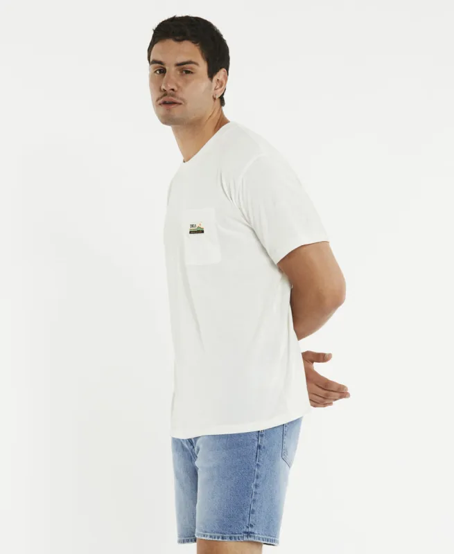 Tango Pocket Tee White sold by Neverland