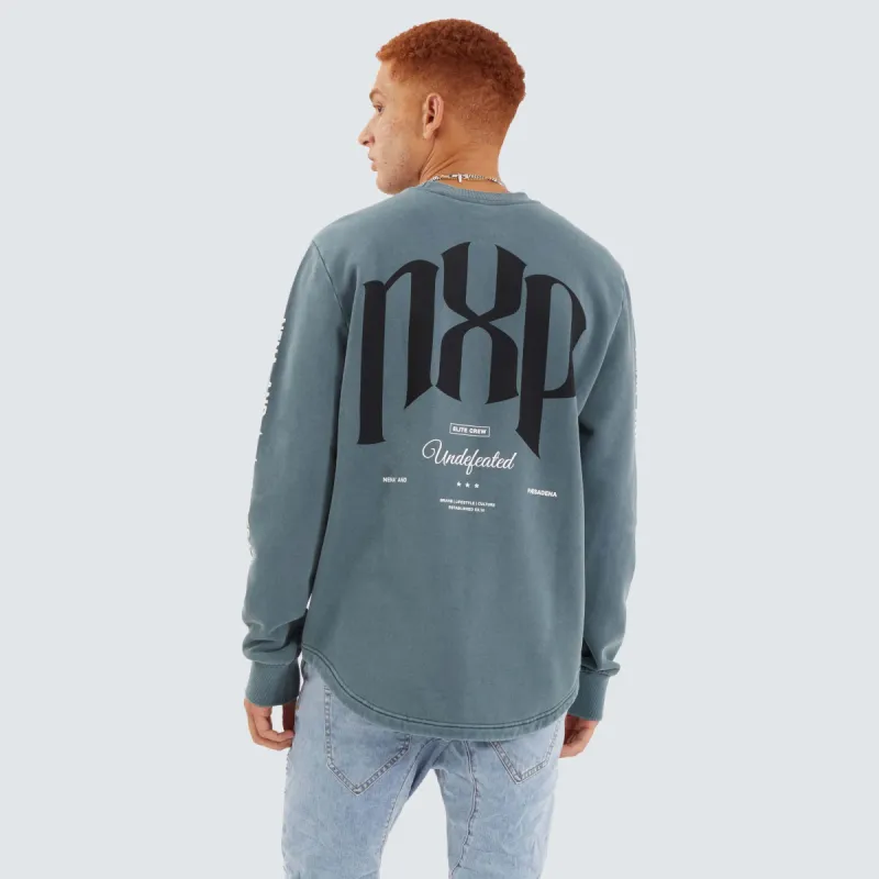 Axis Dual Curved Sweater Pigment Stormy Weather sold by Neverland