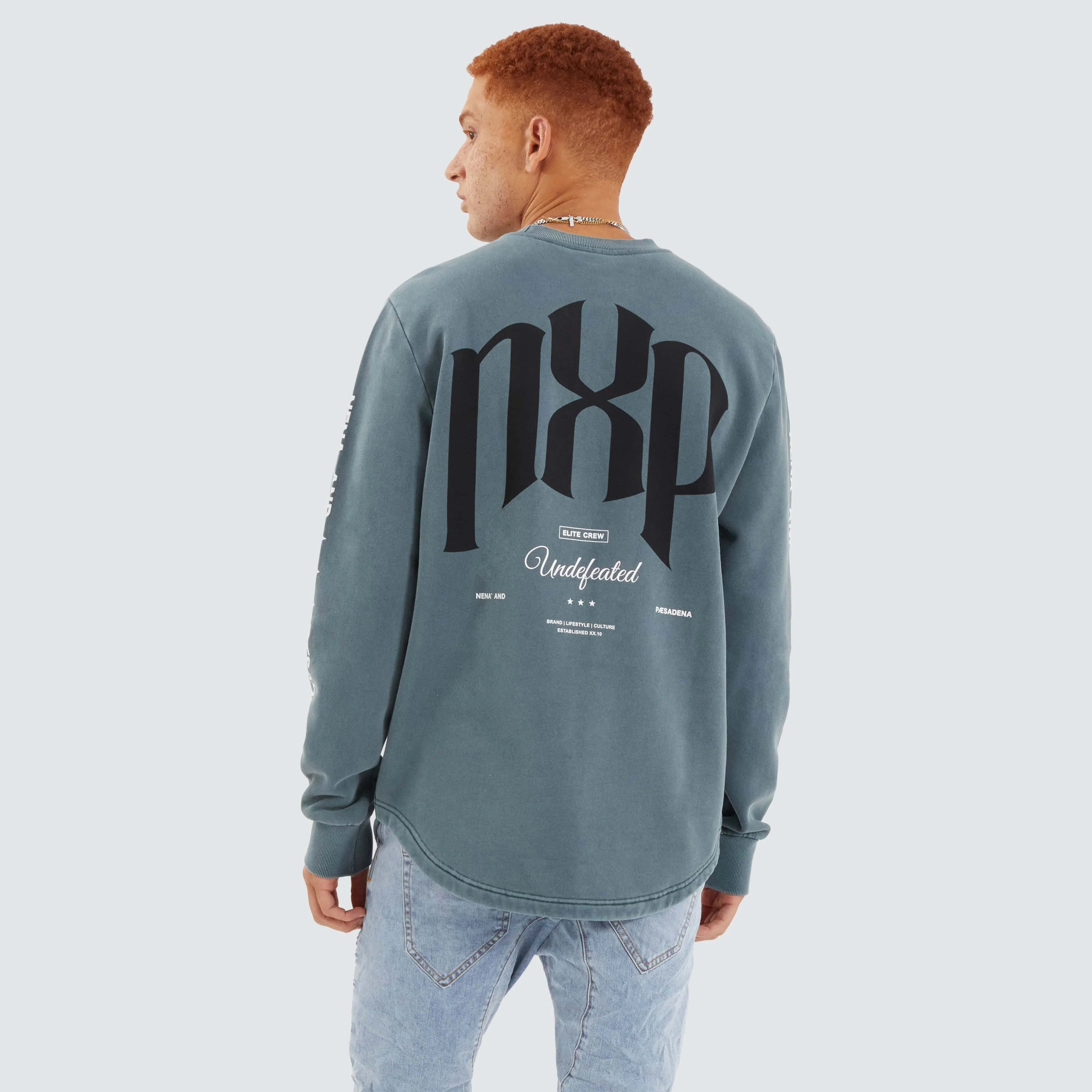 Axis Dual Curved Sweater Pigment Stormy Weather sold by Neverland