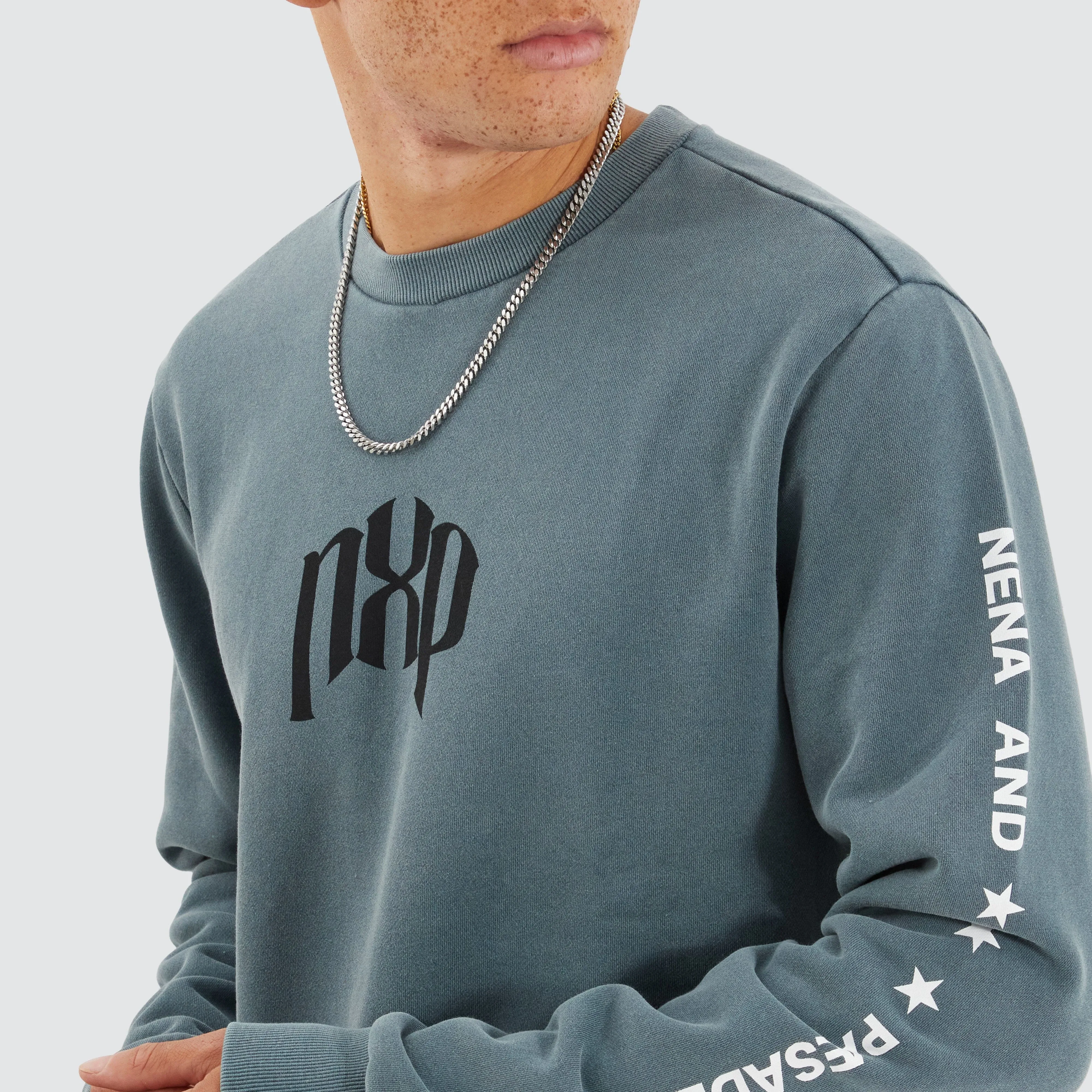 Axis Dual Curved Sweater Pigment Stormy Weather sold by Neverland product image thumbnail 3