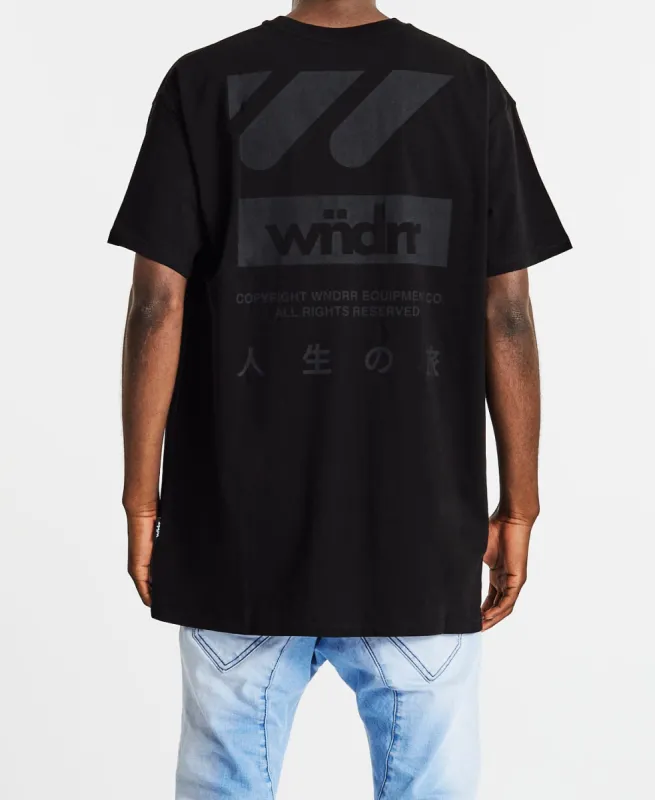 Tetsu Custom Fit T-Shirt Black/Black sold by Neverland