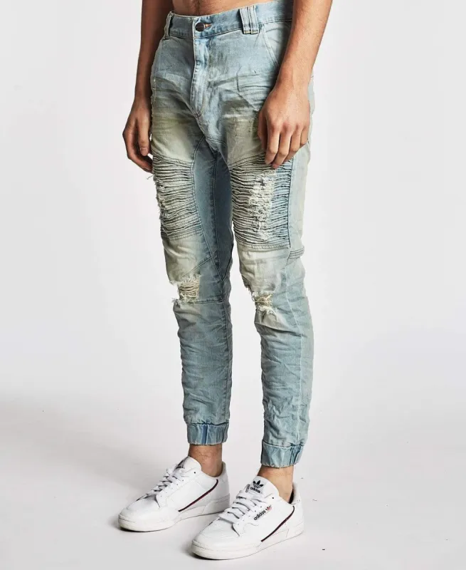 Destroyer Pants Desert Indigo sold by Neverland
