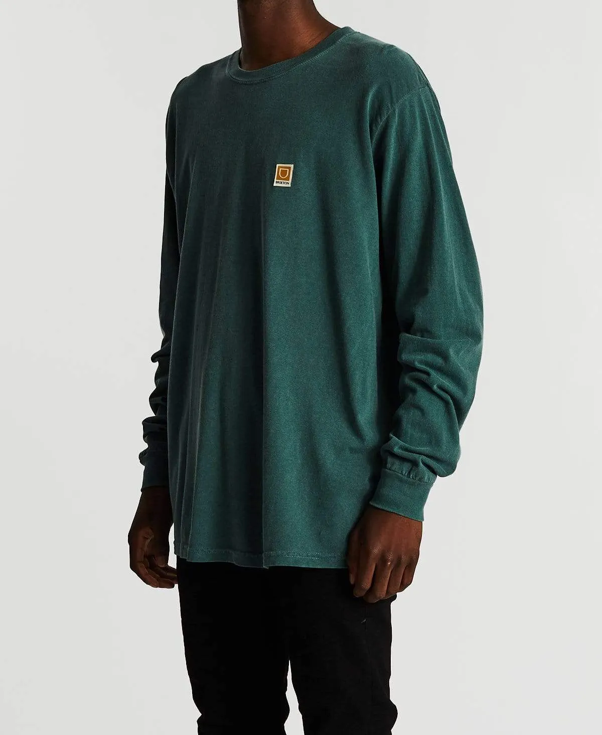 Beta II Long Sleeve Standard T-Shirt Silver Pine Garment Dye sold by Neverland product image thumbnail 3