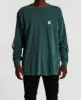 Beta II Long Sleeve Standard T-Shirt Silver Pine Garment Dye sold by Neverland