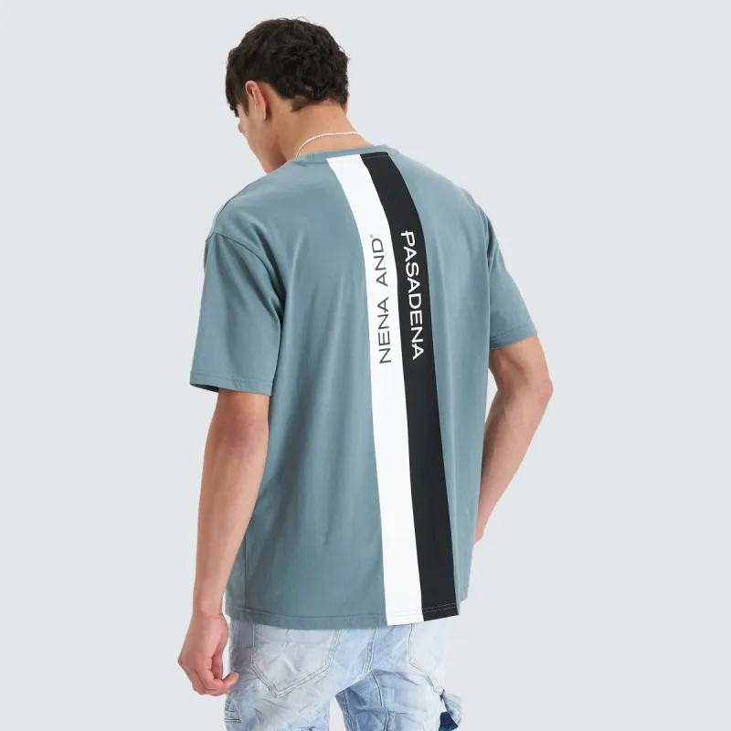 Keystone Heavy Box Fit Tee Goblin Blue sold by Neverland