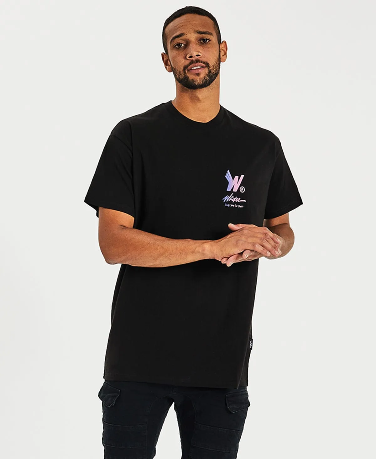 Vivid Custom Fit T-Shirt Black sold by Neverland product image thumbnail 2