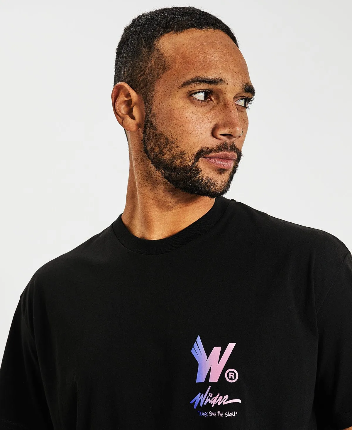 Vivid Custom Fit T-Shirt Black sold by Neverland product image thumbnail 3