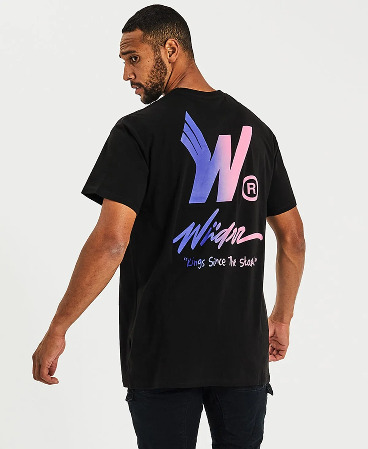 Vivid Custom Fit T-Shirt Black sold by Neverland