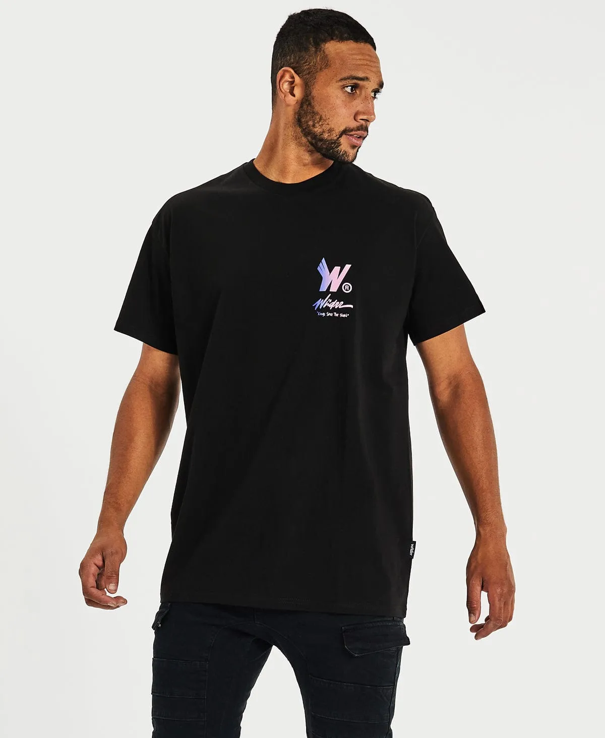 Vivid Custom Fit T-Shirt Black sold by Neverland product image thumbnail 4