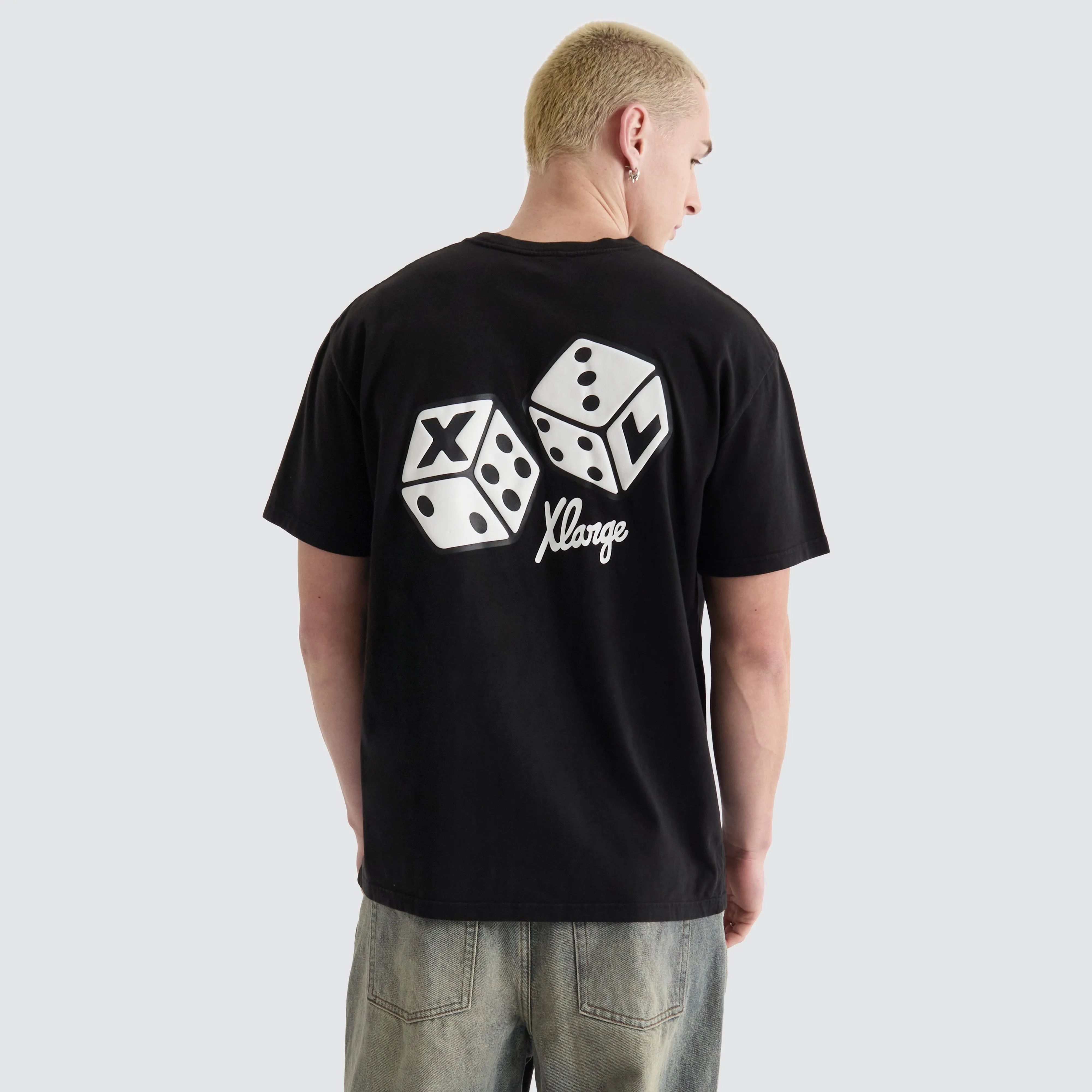 XL Dice Tee Pigment Black sold by Neverland product image thumbnail 2