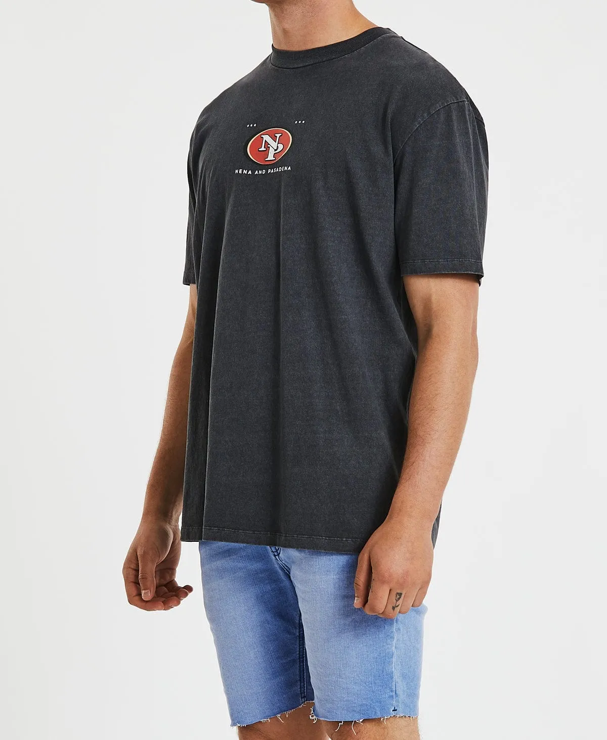 Niners Box Fit Scoop T-Shirt Pigment Asphalt Grey sold by Neverland product image thumbnail 4