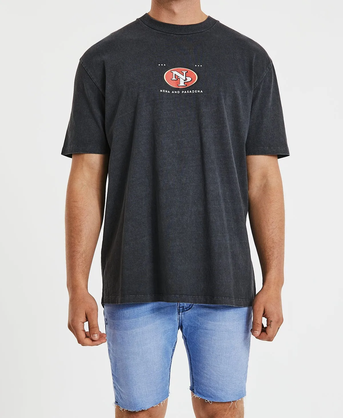 Niners Box Fit Scoop T-Shirt Pigment Asphalt Grey sold by Neverland product image thumbnail 3
