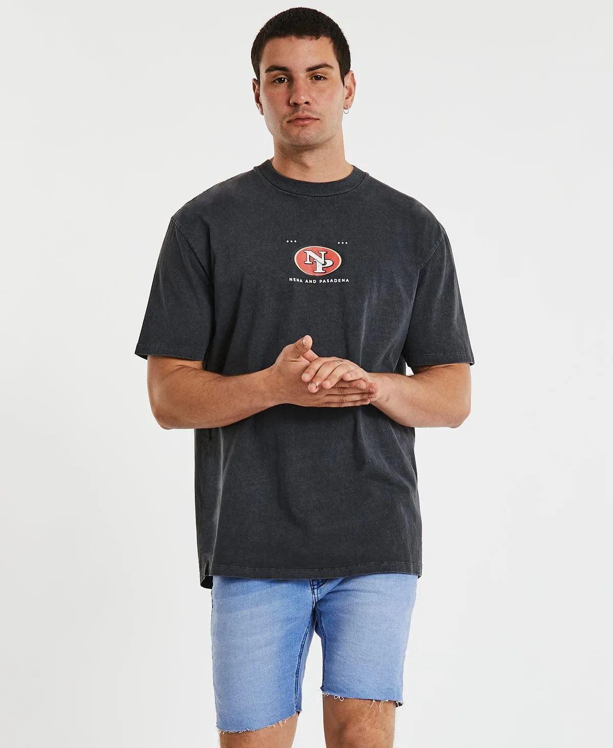 Niners Box Fit Scoop T-Shirt Pigment Asphalt Grey sold by Neverland product image thumbnail 2