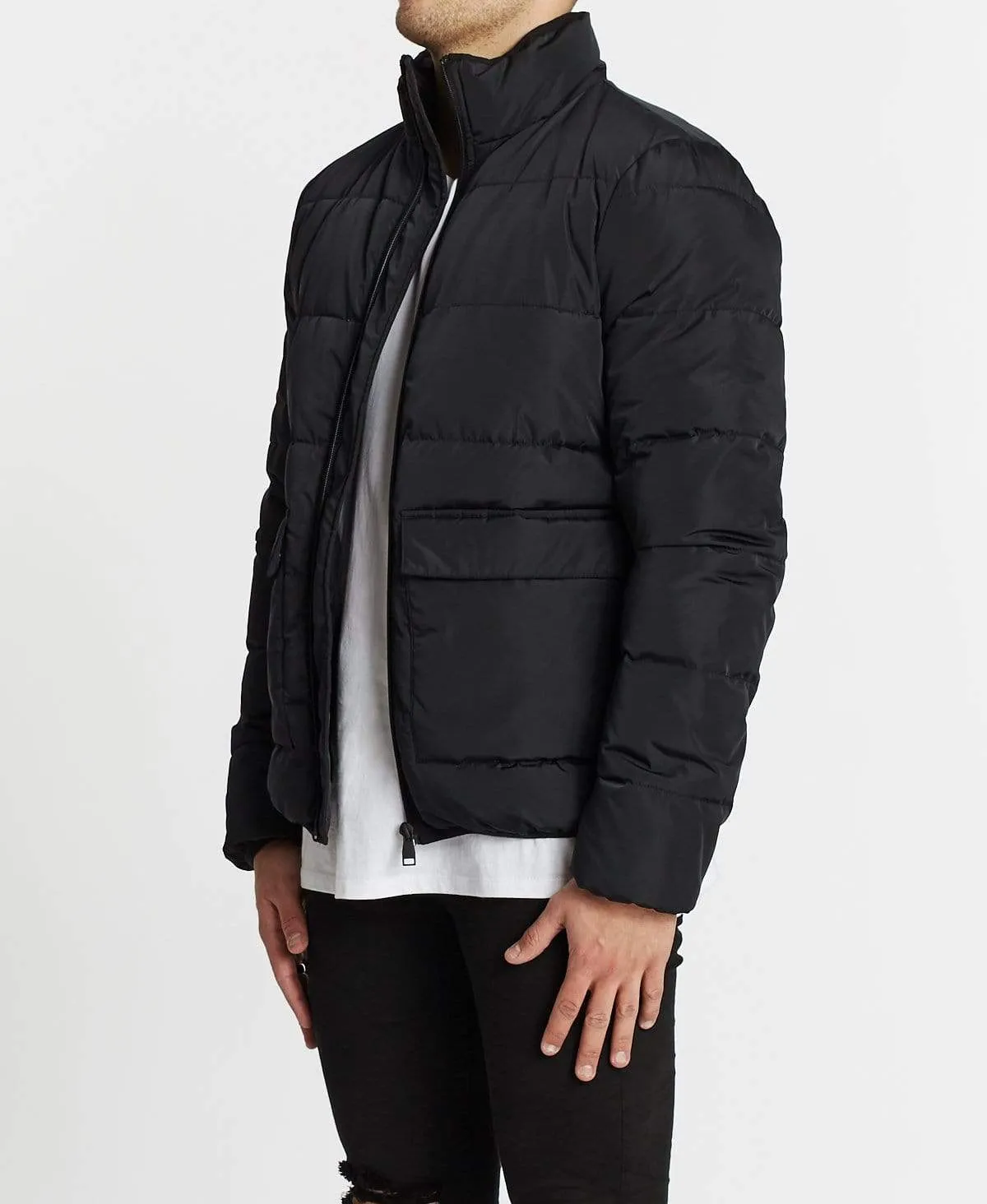 Olympus Puffer Jacket Jet Black sold by Neverland product image thumbnail 5