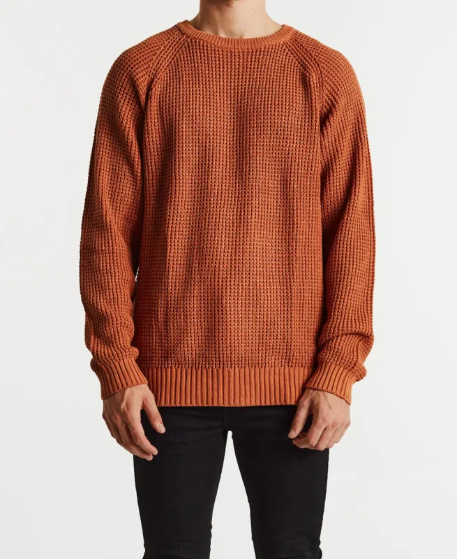 Chunky Knit Rust sold by Neverland