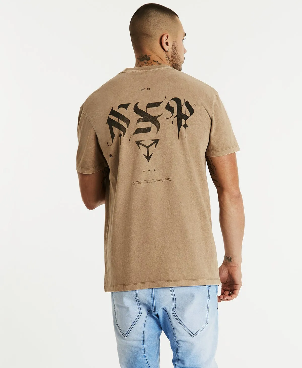 Faker Relaxed T-Shirt Mineral Warm Taupe sold by Neverland