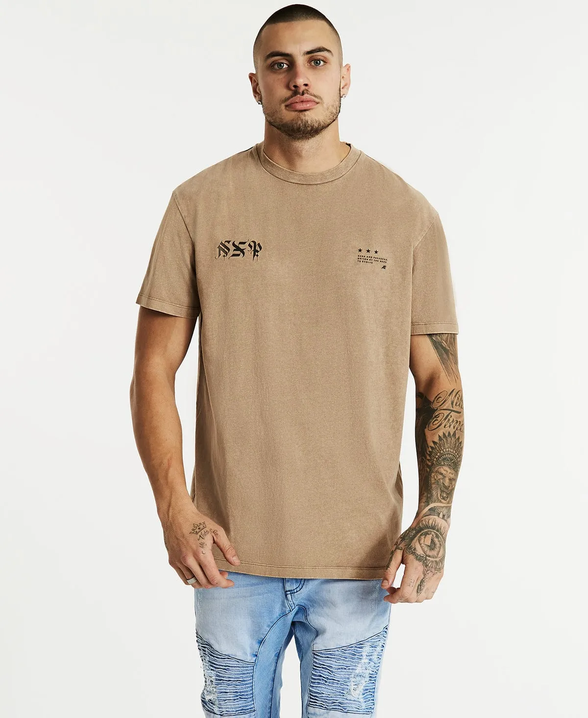 Faker Relaxed T-Shirt Mineral Warm Taupe sold by Neverland product image thumbnail 2