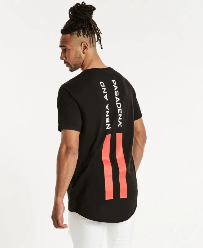 Temperature Cape Back T-Shirt Jet Black sold by Neverland