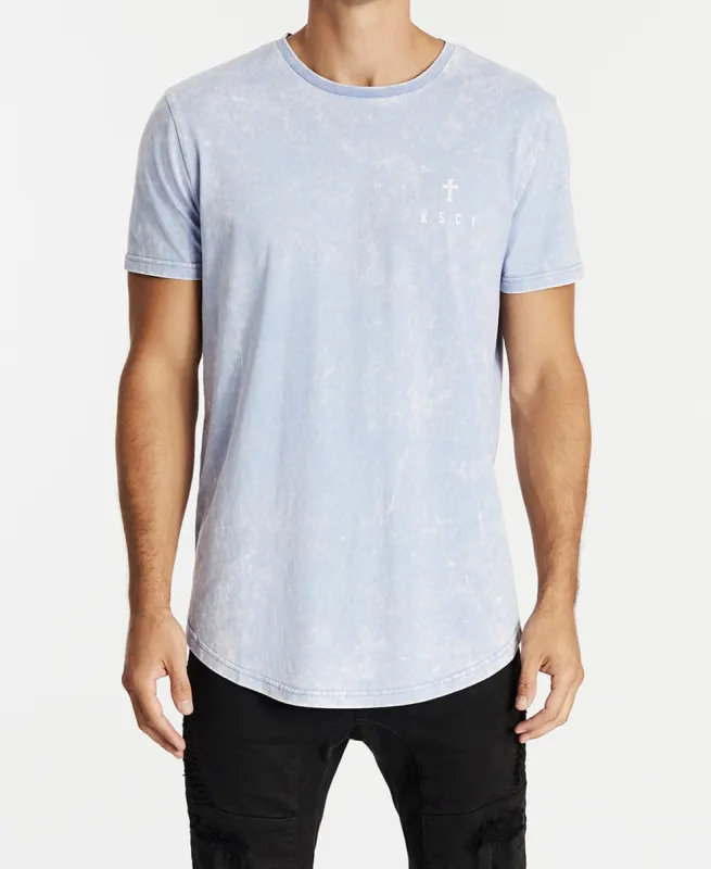 Ended Dual Curved Tee Acid Lavender sold by Neverland