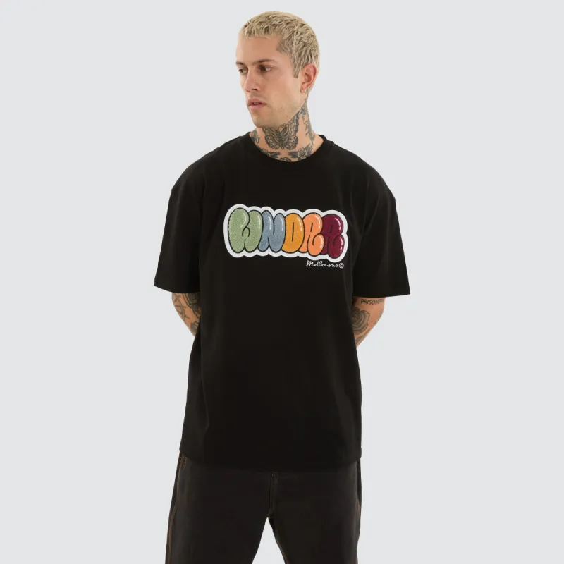 Blissed Box Fit Tee Black sold by Neverland