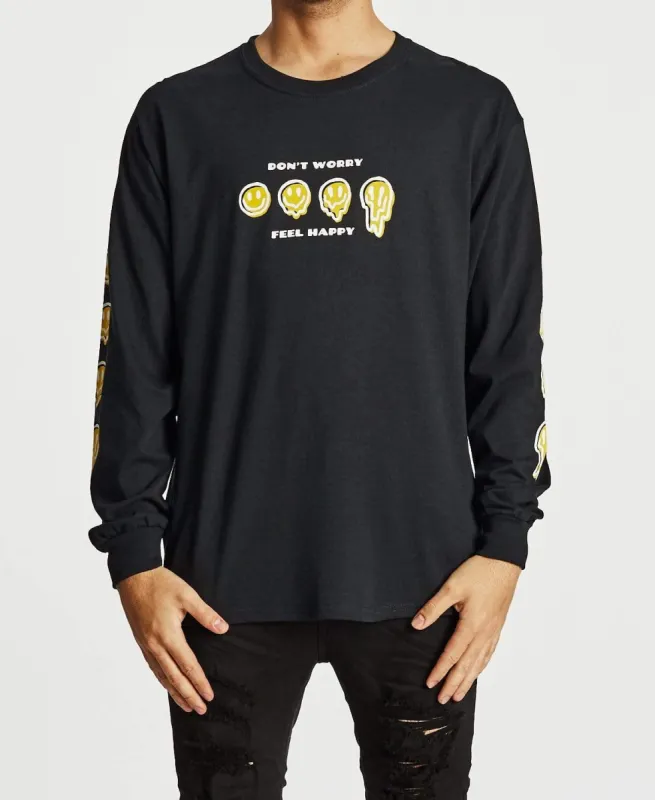 Melter II Long Sleeve T-Shirt Black sold by Neverland