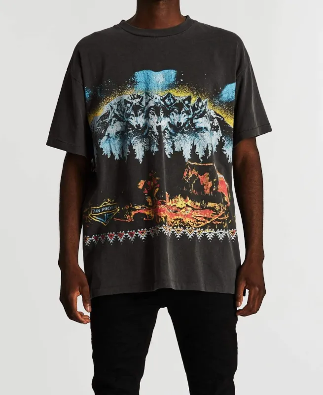 Full Moon Vintage T-Shirt Vintage Black sold by Neverland