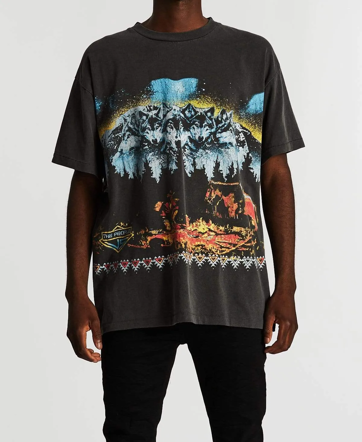 Full Moon Vintage T-Shirt Vintage Black sold by Neverland