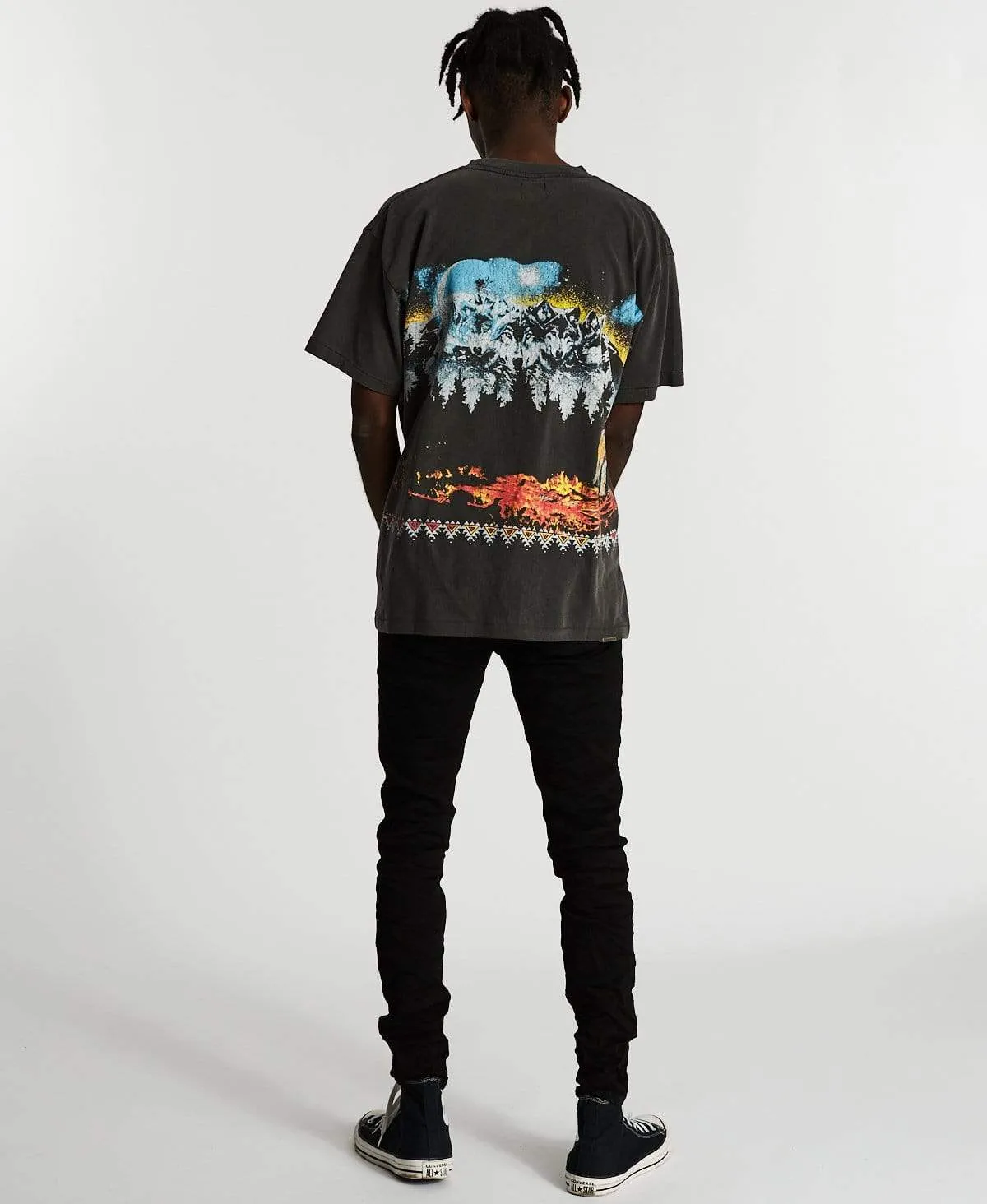 Full Moon Vintage T-Shirt Vintage Black sold by Neverland product image thumbnail 4