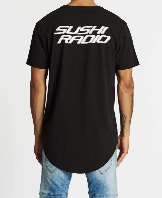 Ultra Dual Scoop T-Shirt Jet Black sold by Neverland